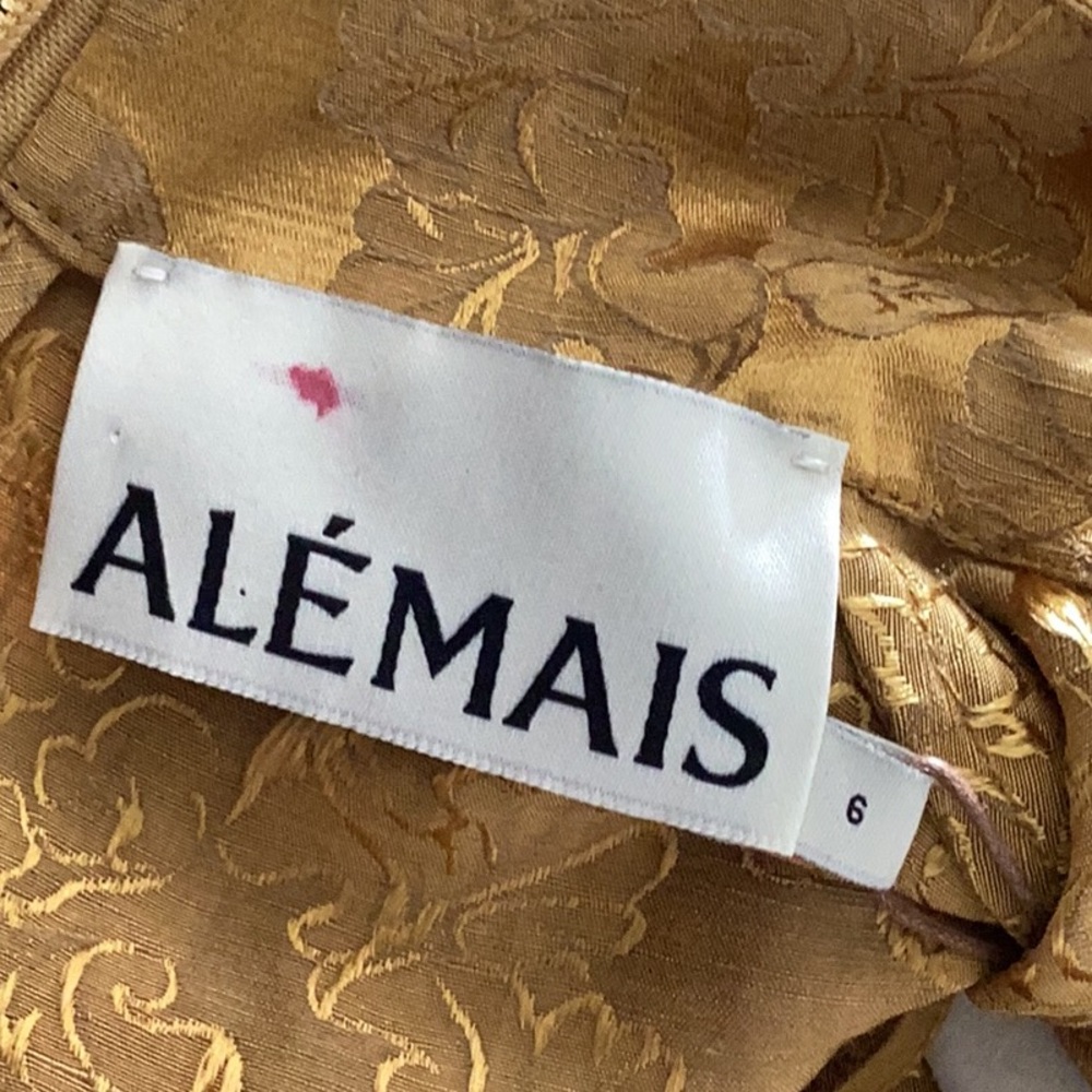NWT Alémais Emilia Paneled Maxi Dress in Camel sz US 2 - Picture 15 of 16